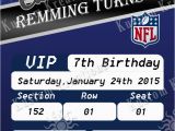 Dallas Cowboys Birthday Party Invitations Nfl Dallas Cowboys Birthday Invitation Kustom Kreations
