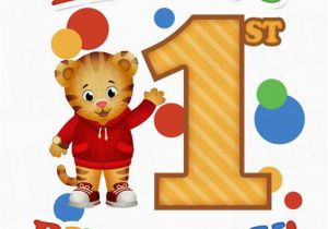 Daniel Tiger Birthday Card Daniel Tiger Iron On Transfer Birthday Boy or Girl