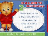 Daniel Tiger Birthday Party Invitations 17 Best Images About Daniel Tiger Birthday On Pinterest