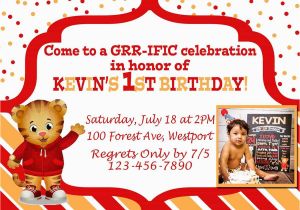 Daniel Tiger Birthday Party Invitations Create Daniel Tiger Birthday Invitations Egreeting Ecards