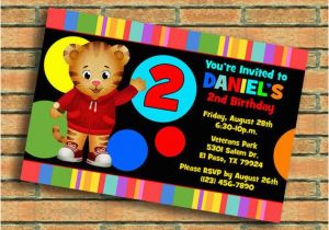 Daniel Tiger Birthday Party Invitations Daniel Tiger Invitations Birthday Party Printable