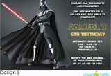 Darth Vader Birthday Invitations 20 Star Wars Invitations Darth Vader Custom Photo