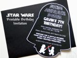 Darth Vader Birthday Invitations Star Wars Darth Vader Birthday Invitation the Scrap Shoppe