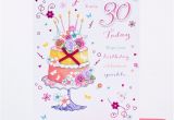Daughter 30 Birthday Card 30th Birthday Card Floral Cake Daughter Only 1 49