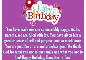 Daughter In Law Birthday Cards Verses Daughter In Law Happy Birthday Quotes and Greetings