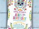 Day Of the Dead Birthday Invitations Day Of the Dead Invitation Dia De Los Muertos Invitation