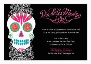 Day Of the Dead Birthday Invitations Day Of the Dead Party Invitations Cimvitation