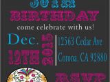 Day Of the Dead Birthday Invitations De Los Muertos Day Of the Dead Birthday Invitation Click