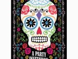 Day Of the Dead Birthday Invitations Halloween Day Of the Dead Party Fun Party Supplies