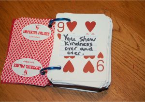 Deck Of Cards Birthday A Penchant for Pens Quot 52 Things Quot Birthday Card S