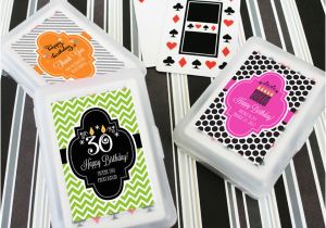 Deck Of Cards Birthday Birthday Deck Of Cards Personalized Label