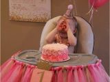 Decorate High Chair 1st Birthday 21 Pink and Gold First Birthday Party Ideas Pretty My Party