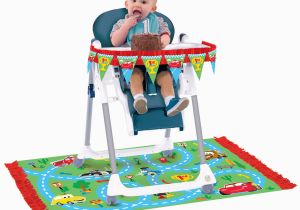 Decorate High Chair 1st Birthday Disney Cars Party Supplies 1st Birthday High Chair