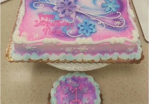 Decorated Birthday Cakes at Walmart Fun Winter themed Sheet Cake In buttercream with Gumpaste