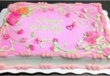 Decorated Birthday Cakes at Walmart Pink Rose Sheet Cake Decorated by Leslie Schoenecker at