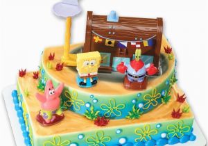 Decorated Birthday Cakes at Walmart Spongebob Cake Decorating Kit topper Ebay