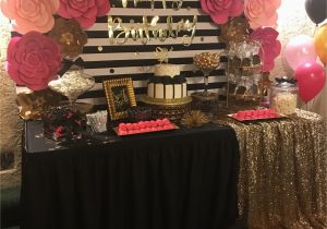 Decorating Ideas for 30th Birthday Party Kate Spade Birthday Party Candy Table Birthday Parties