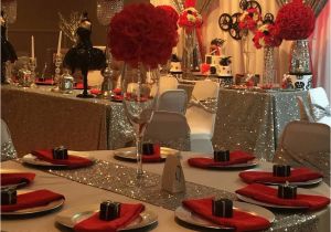 Decoration for 15 Birthday Party Hollywood Quinceanera Party Ideas Table Settings