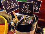 Decoration for 50 Years Old Birthday 50 Rocks Birthday Present Ideas for 50 Year Old