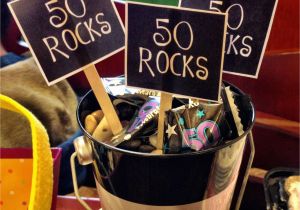 Decoration for 50 Years Old Birthday 50 Rocks Birthday Present Ideas for 50 Year Old