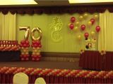 Decoration Ideas for 70th Birthday Party 70th Birthday Party Decoration Ideas Balloon Decorations