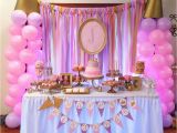 Decoration Ideas for Princess Birthday Party Pink and Gold Princess Birthday Party the Iced Sugar Cookie