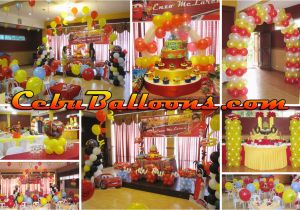 Decoration Ideas Lightning Mcqueen Birthday Party Hannah 39 S Party Place Balloon Decoration Party Needs