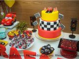 Decoration Ideas Lightning Mcqueen Birthday Party Kara 39 S Party Ideas Lightning Mcqueen Cars themed