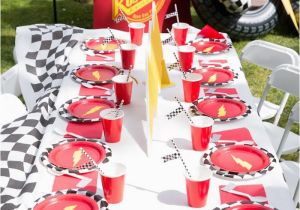 Decoration Ideas Lightning Mcqueen Birthday Party Kara 39 S Party Ideas Lightning Mcqueen Ka Chow Birthday