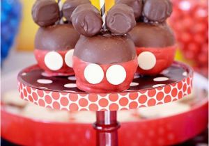 Decorations for Mickey Mouse Birthday Party Kara 39 S Party Ideas Mickey Mouse themed Birthday Party