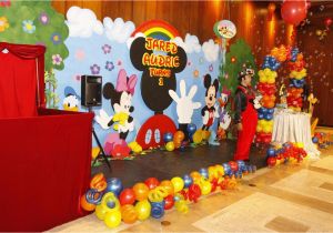 Decorations for Mickey Mouse Birthday Party Mickey Mouse Party Decorations Balloon Decoration Ideas