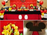 Decorations for Mickey Mouse Birthday Party some Awesome Birthday Party Ideas Over the Mickey Mouse theme