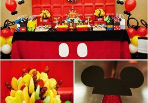 Decorations for Mickey Mouse Birthday Party some Awesome Birthday Party Ideas Over the Mickey Mouse theme