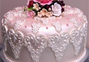 Decorative Cakes for Birthdays Lace Birthday Cake Braehead Cakes Beautifully