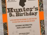 Deer Hunting Birthday Invitations Hunting Deer Camo Birthday Baby Shower Party Invitation