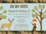 Deer Hunting Birthday Invitations Items Similar to Hunting Camo Deer Birthday Party