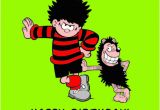 Dennis the Menace Birthday Card Lip International Vintage Retro Greeting Cards