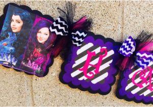 Descendants Happy Birthday Banner Descendants Banner Mal Banner Happy Birthday Banner