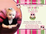 Design 1st Birthday Invitations Free Owl 1st Birthday Invitations Ideas Bagvania Free