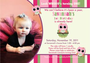 Design 1st Birthday Invitations Free Owl 1st Birthday Invitations Ideas Bagvania Free