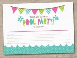 Design Birthday Invitations Online to Print Party Invitations Printable Pool Party Invitations