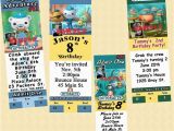 Designer Birthday Invitations Octonauts Birthday Invitations 10 Ea W Envelopes