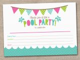 Designer Birthday Invitations Party Invitations Printable Pool Party Invitations