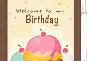 Designing Birthday Invitations Free Invitation Card Design for Birthday Party Stock Image