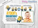 Despicable Me 1st Birthday Invitations 226 Best Minion Birthday Images On Pinterest Minion
