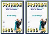 Despicable Me 1st Birthday Invitations Despicable Me Birthday Invitations Birthday Printable