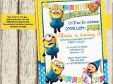 Despicable Me 1st Birthday Invitations Unavailable Listing On Etsy