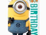 Despicable Me Birthday Cards Despicable Me 2 Minions sound Birthday Card From Ocado