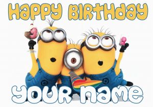 Despicable Me Birthday Cards Despicable Me 3 Birthday Card Personalised Cards
