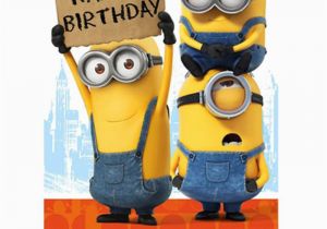 Despicable Me Birthday Cards Happy Birthday Sign Minions Card Minion Shop